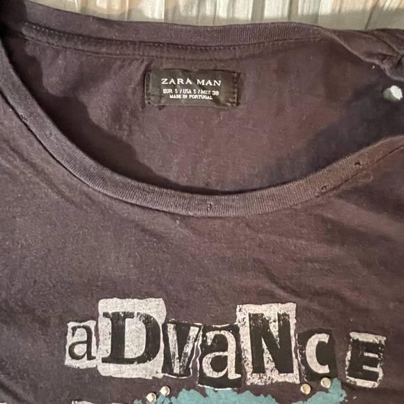 ZARA Rock Tee Shirt - Picture 6 of 6
